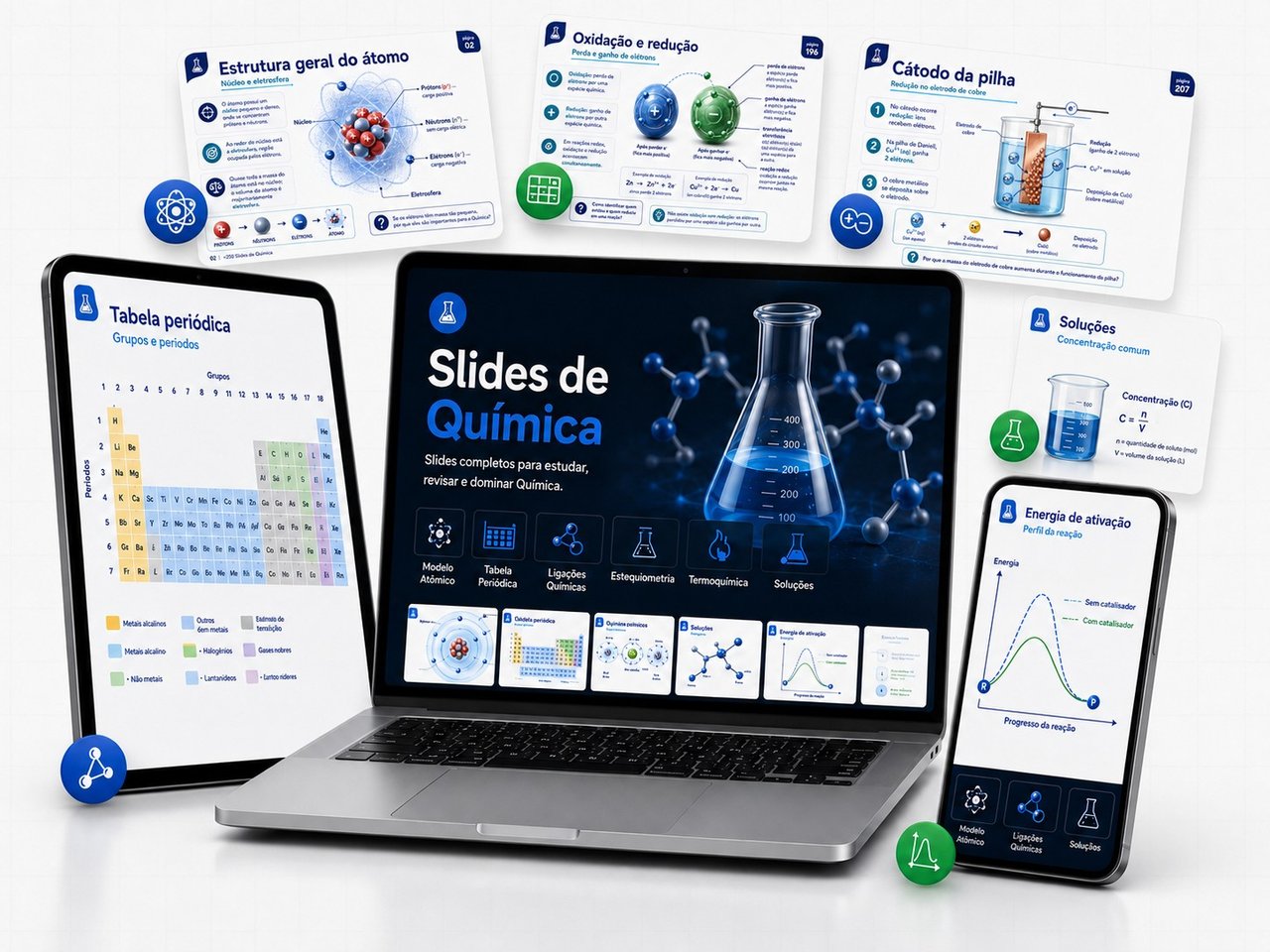 250+ Visual Chemistry Slides – product preview